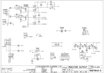 StudioMaster Powerpack 400DSP schematic circuit diagram